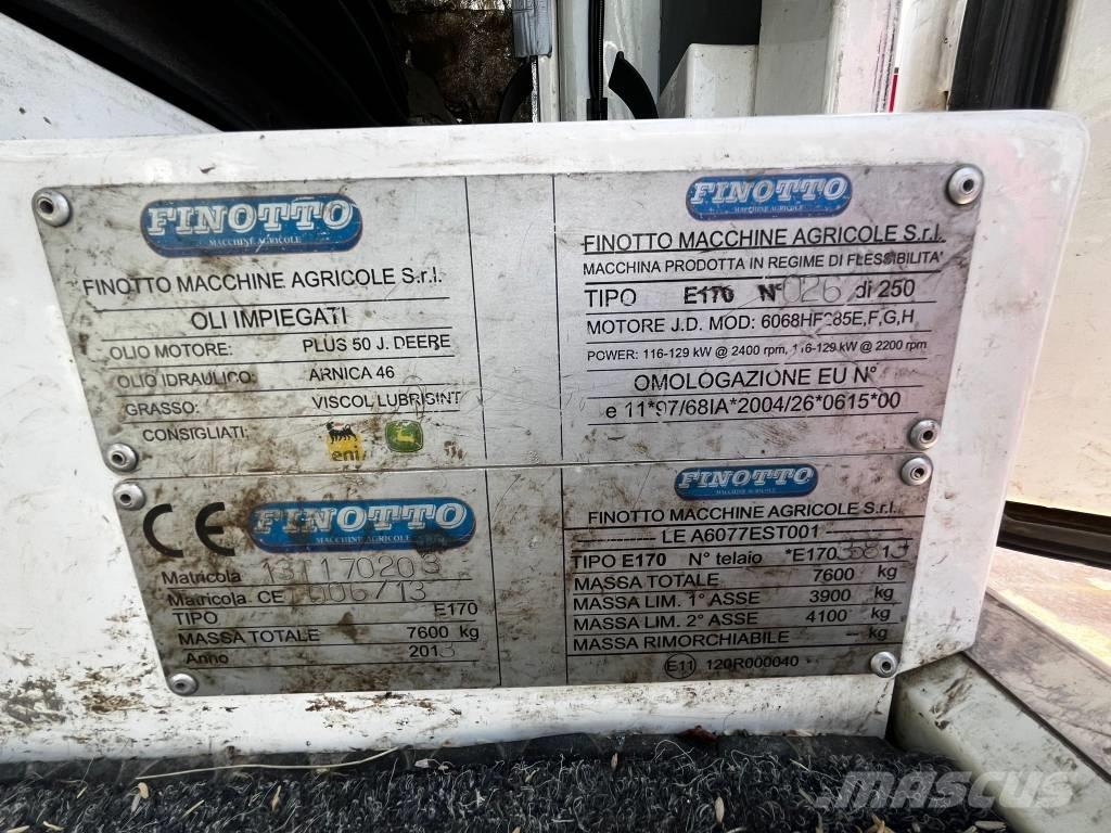  Finotto E170 Pulverizadores y atomizadores