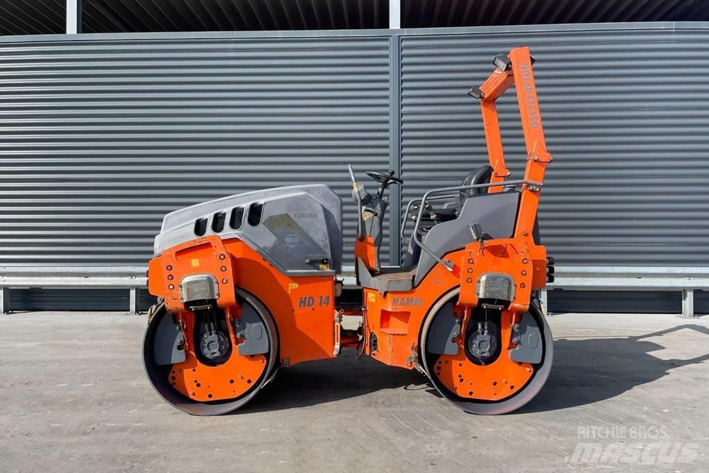 Hamm HD 14 VV Rodillos de doble tambor