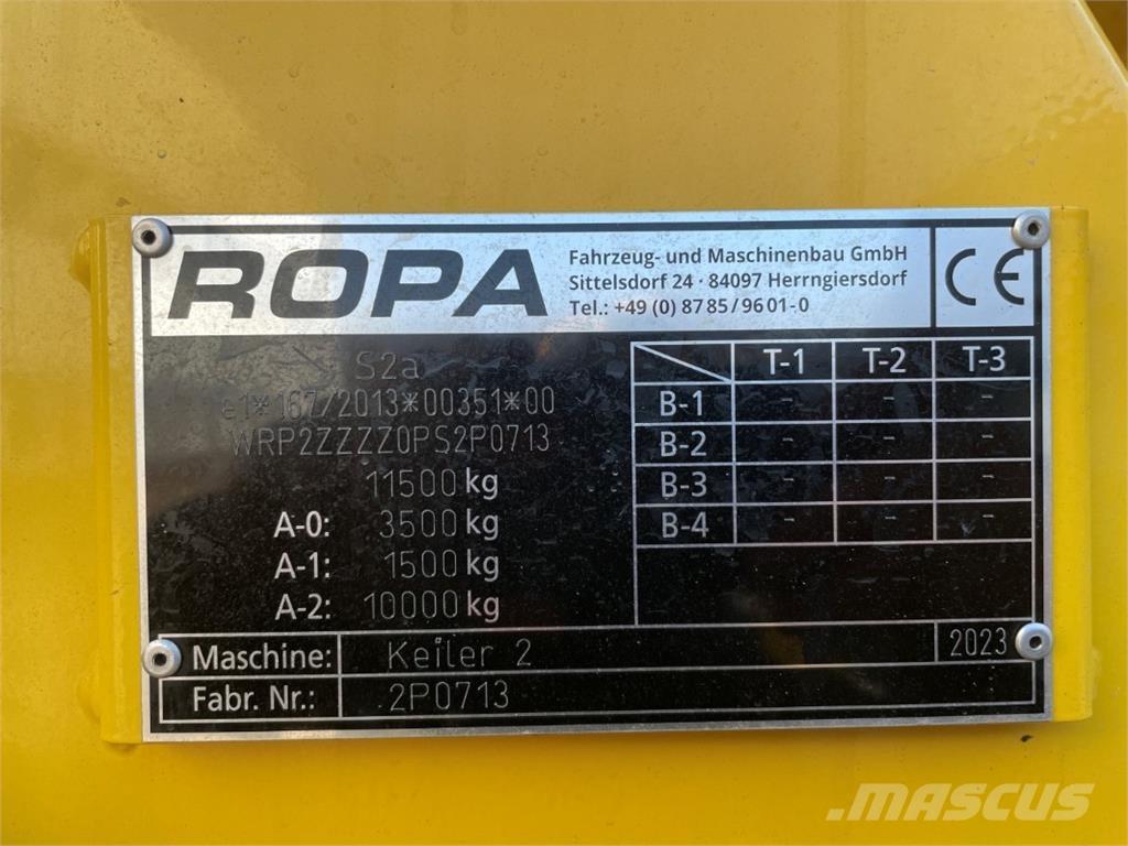 Ropa KEILER 2 Cosechadoras y excavadoras para patata