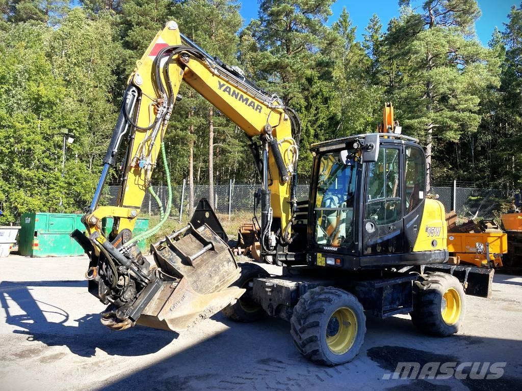 Yanmar B 95 W Excavadoras de ruedas