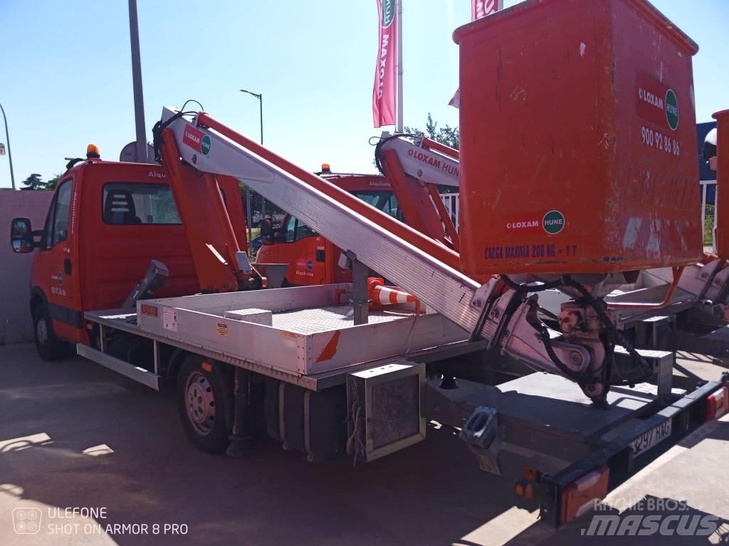 Multitel 160 Alu Plataformas sobre camión