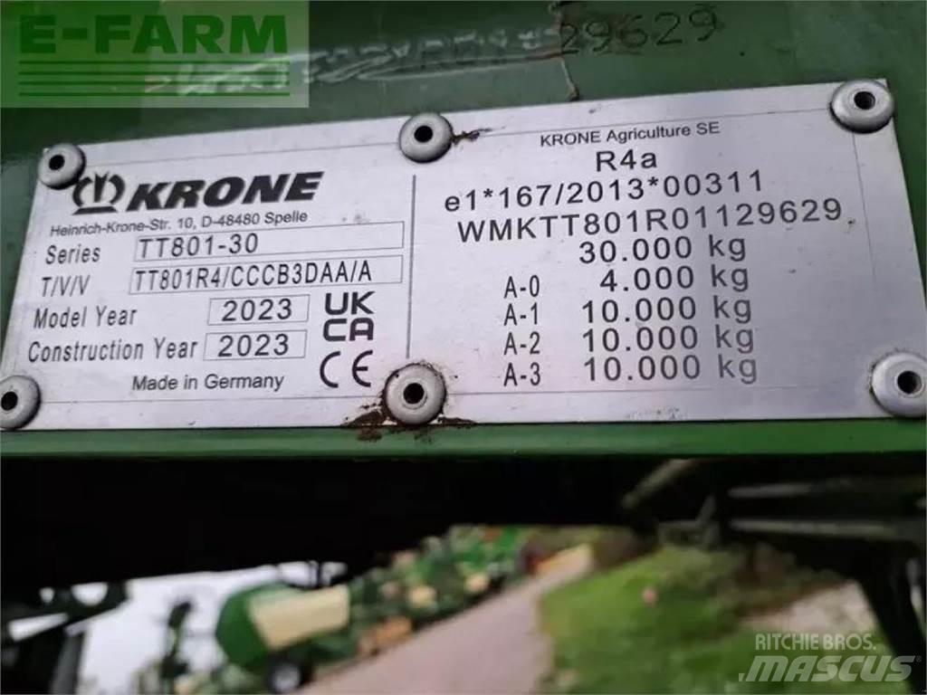 Krone gx 520 Remolque para grano