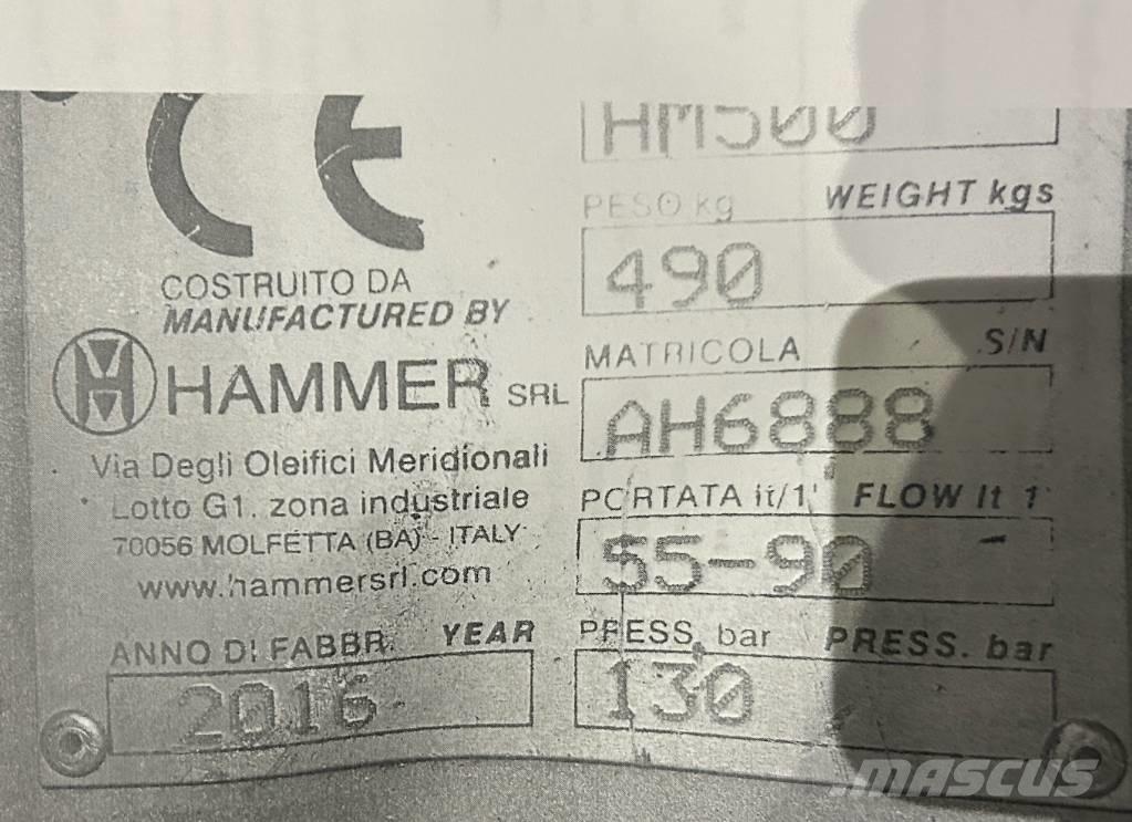 Hammer HM 500 Martillos hidráulicos