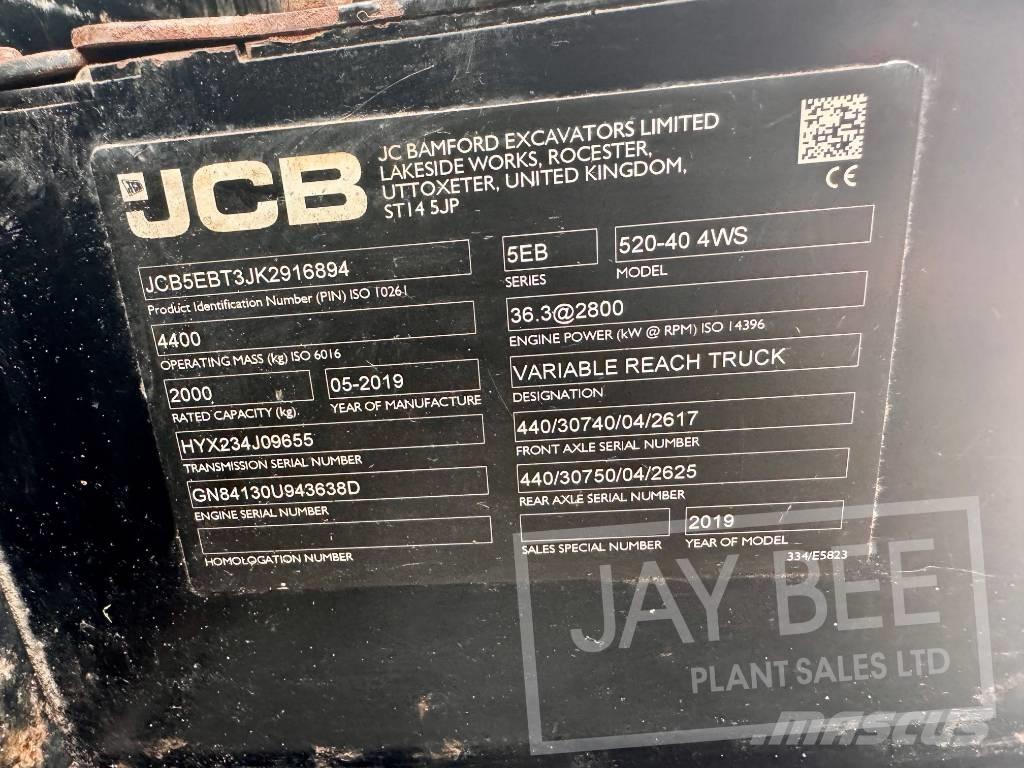 JCB 520-40 Carretillas telescópicas