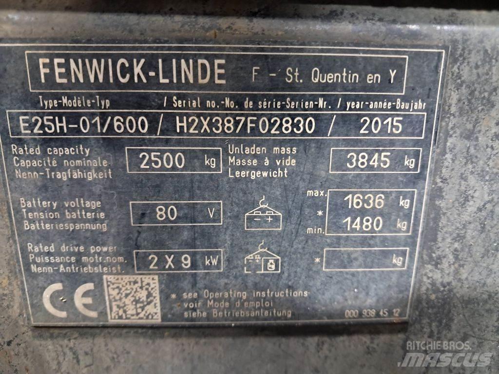 Linde E25H-01/600 Carretillas de horquilla eléctrica