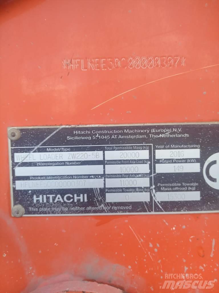 Hitachi ZW 220-6 Excavadoras de ruedas