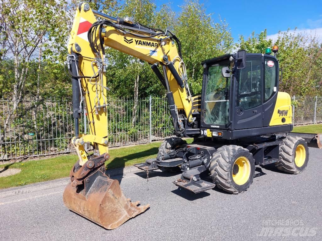 Yanmar B95W Excavadoras de ruedas