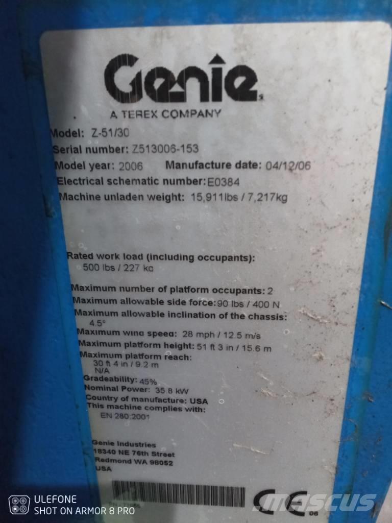 Genie Z 51/30 J RT Plataforma de trabajo articulada