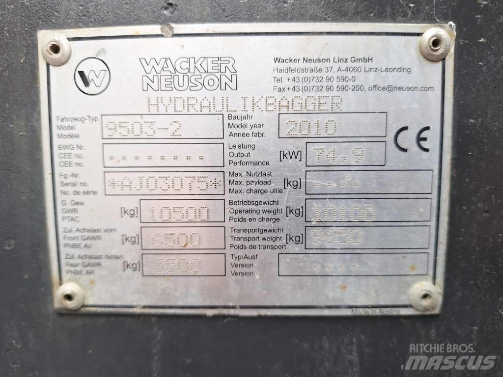 Wacker Neuson 9503-2 Excavadoras de ruedas