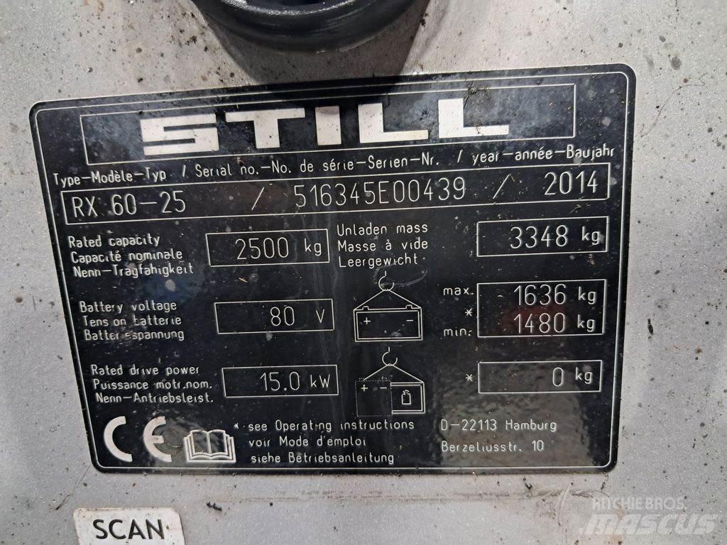 Still RX60-25 Carretillas de horquilla eléctrica