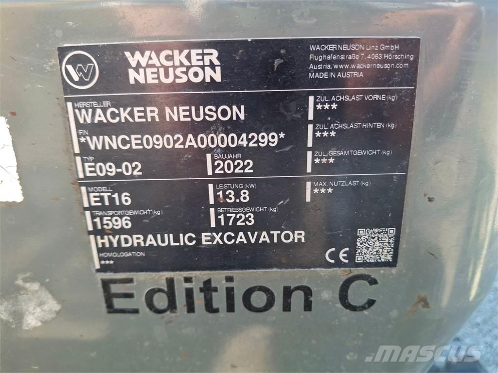 Wacker Neuson ET16 Excavadoras de cadenas