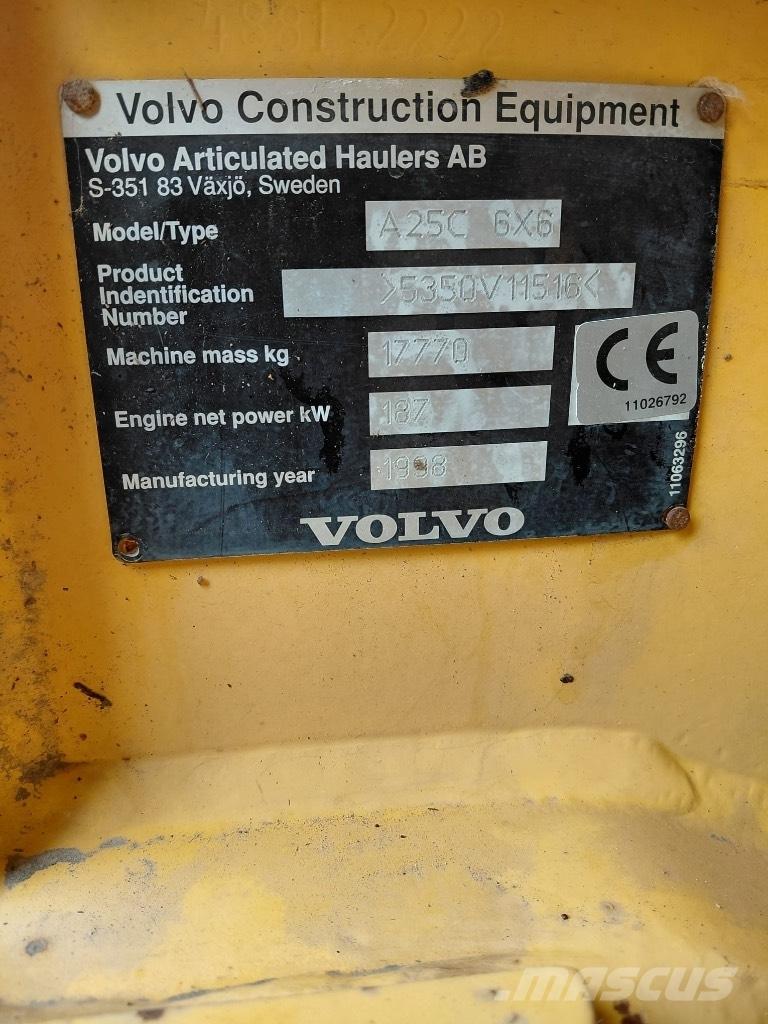 Volvo A 25 C Dúmpers articulados