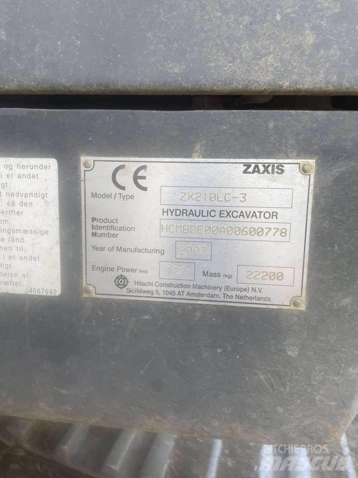 Hitachi ZX210 Excavadoras de cadenas