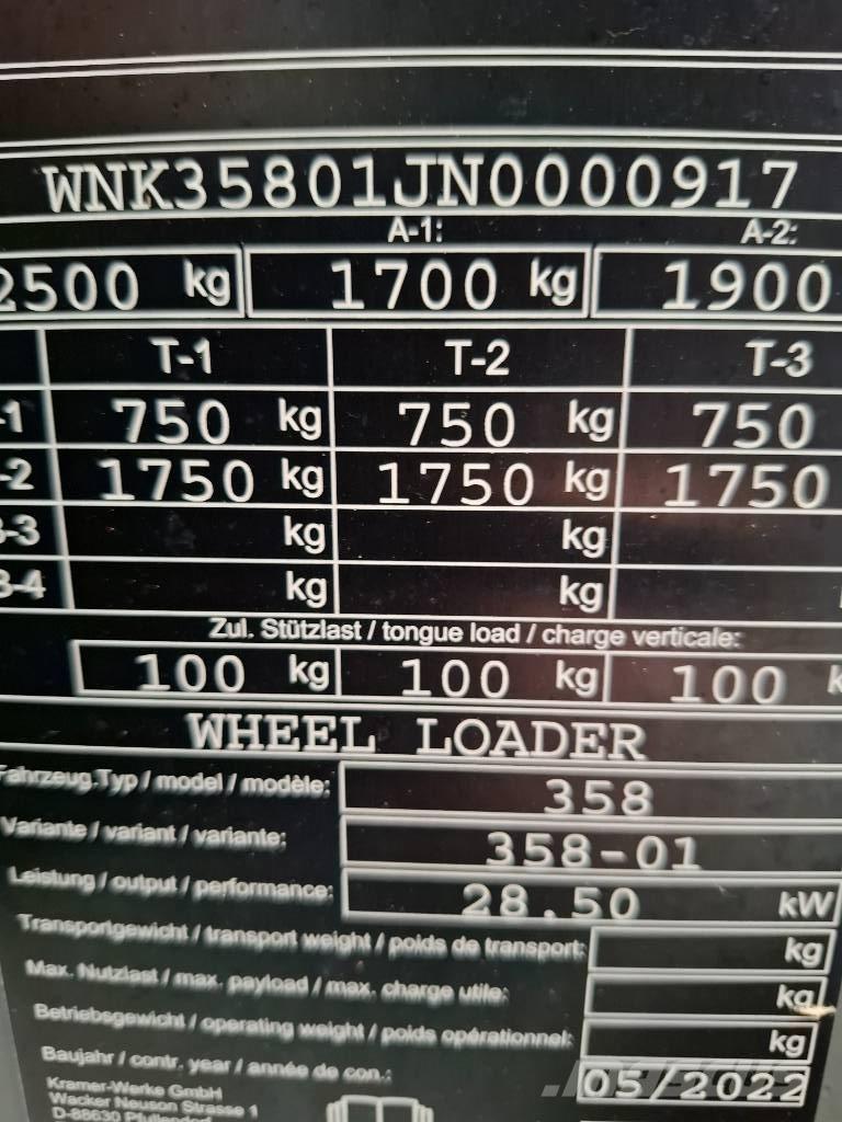 Kramer 5040 Palas cargadoras