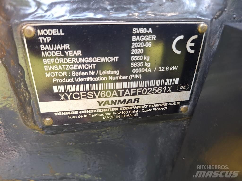 Yanmar SV 60 Mini excavadoras < 7t