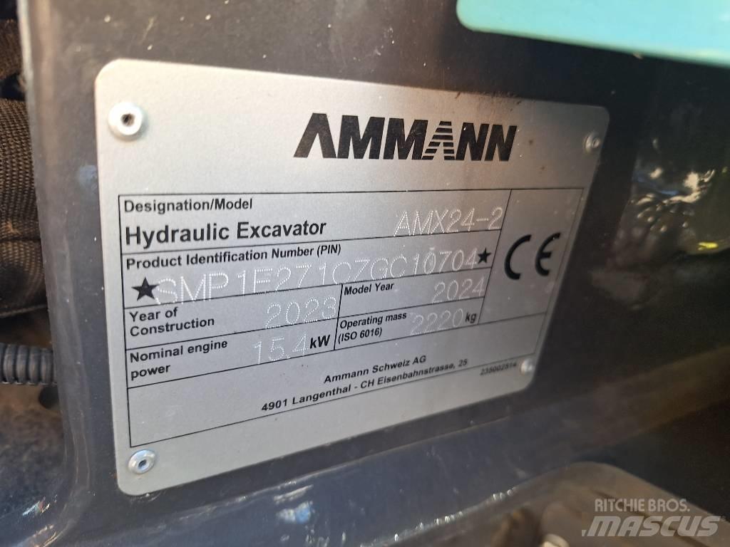 Ammann AMX24-2 Mini excavadoras < 7t