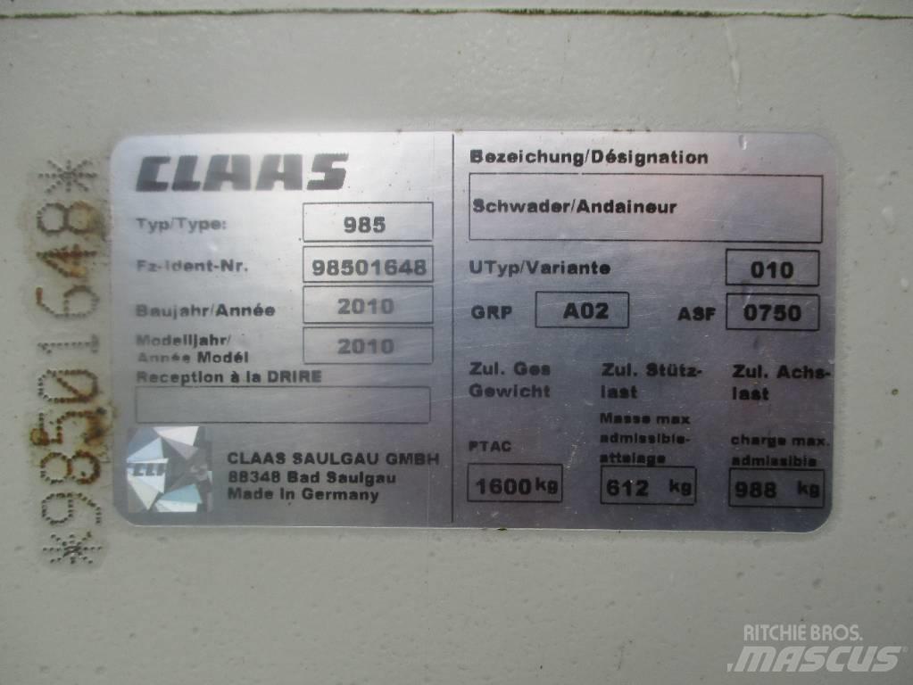 CLAAS Liner 2600 Rastrillos y henificadores