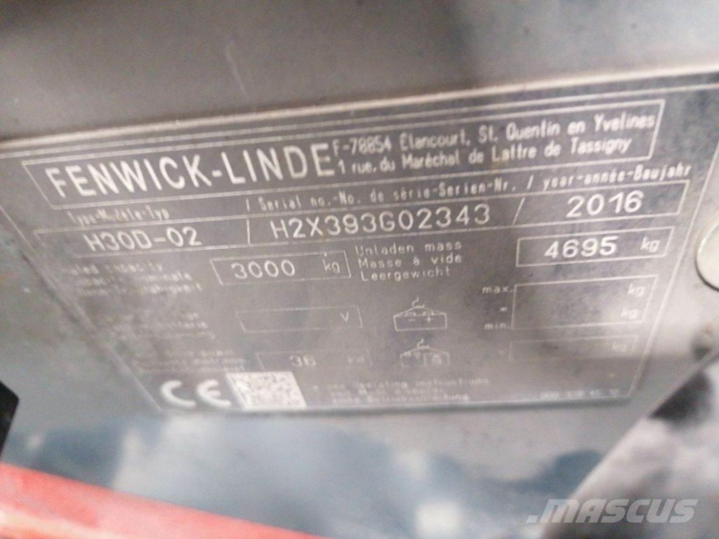 Linde H30D-02 Carretillas diesel