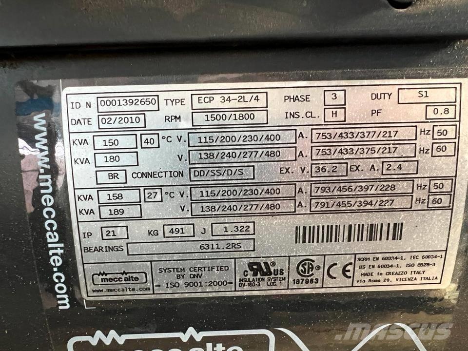  Mecc alte 85-300 KVA Otros generadores