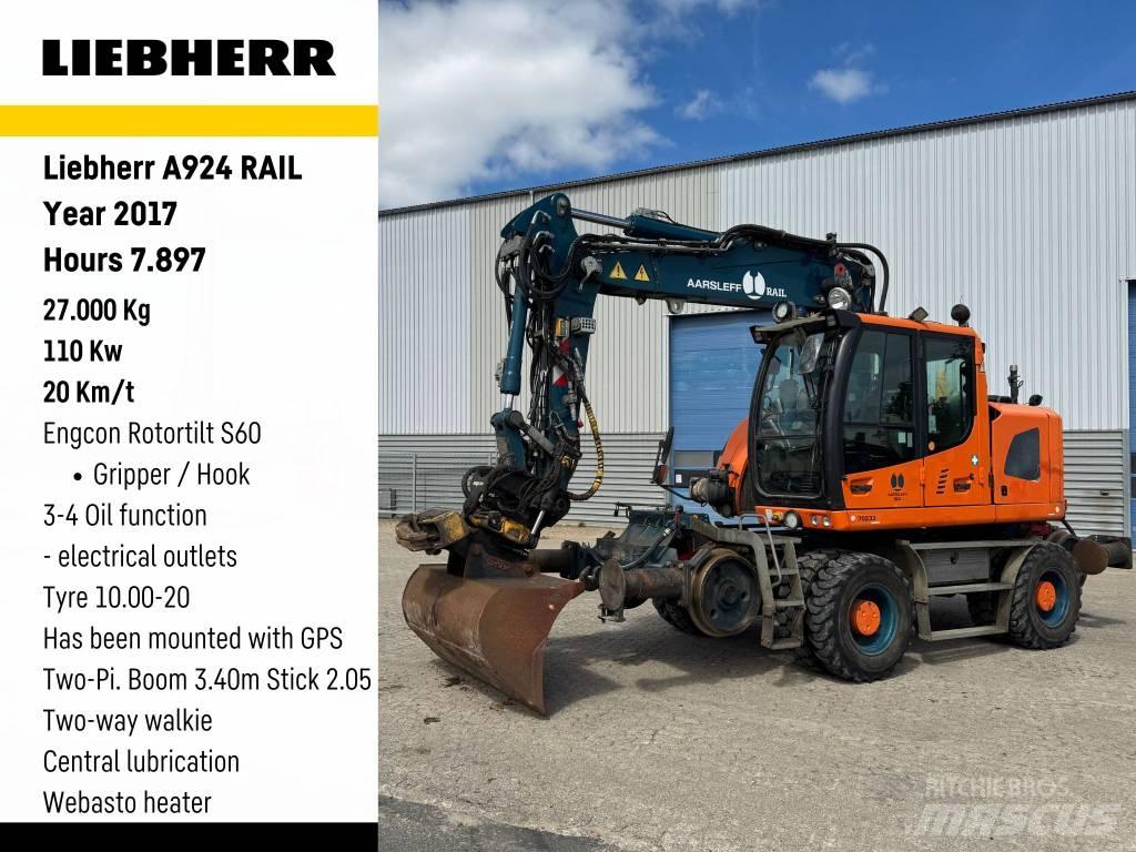 Liebherr A 924 Rail Excavadoras de ruedas