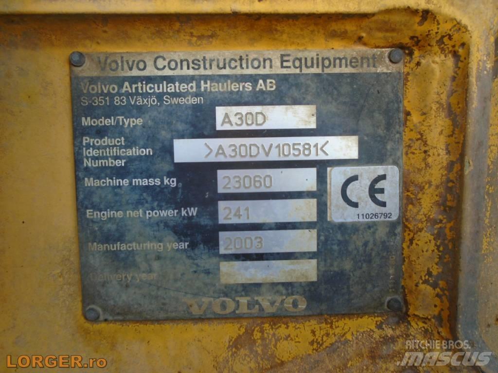 Volvo A 30 D Dúmpers articulados