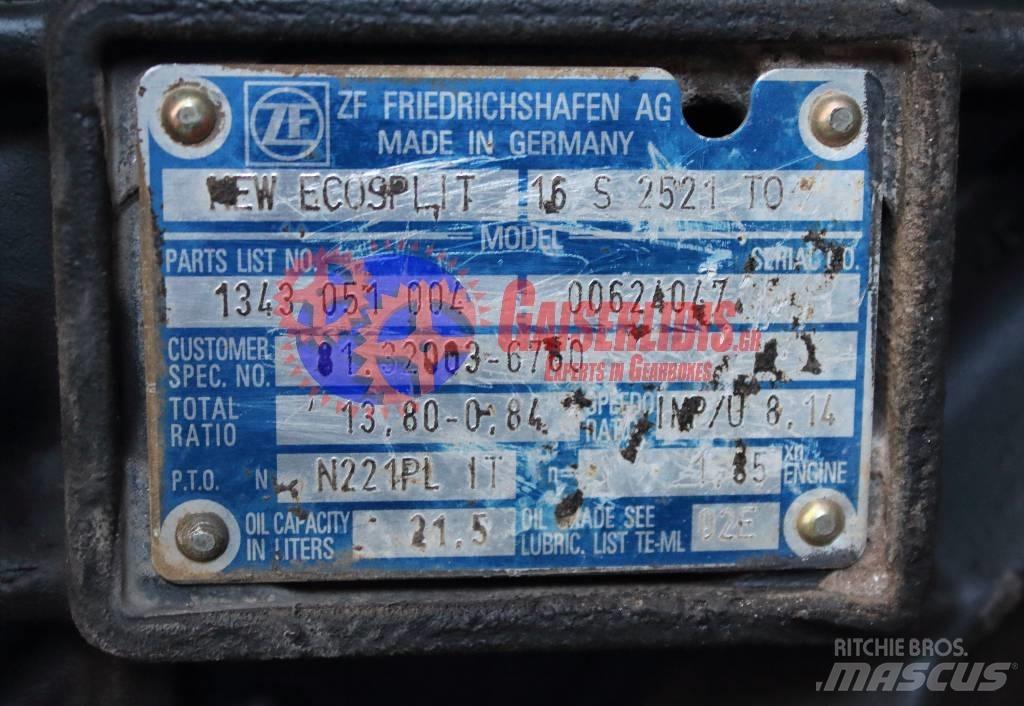 ZF 16S 2521 TO Cajas de cambios