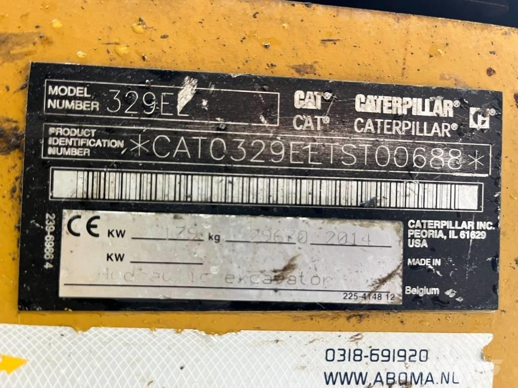 CAT 329 EL Excavadoras de cadenas