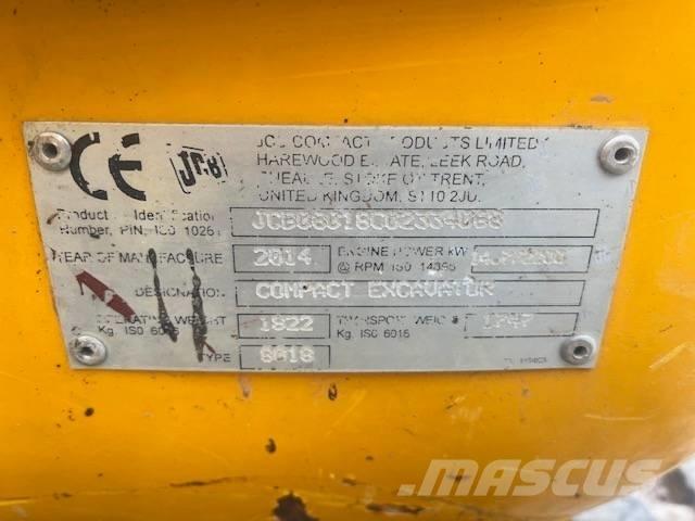 JCB 8018 CTS Mini excavadoras < 7t
