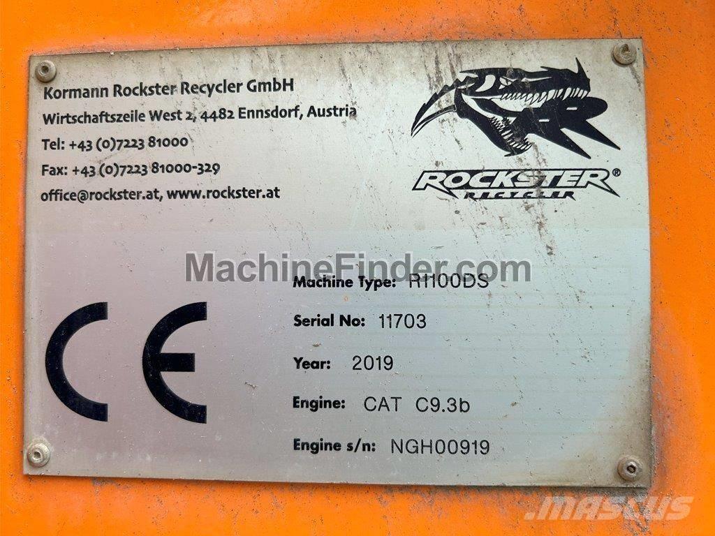 Rockster RD1100DS Trituradoras móviles