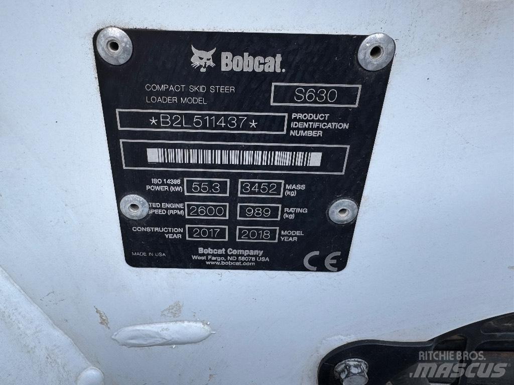 Bobcat S630 Minicargadoras