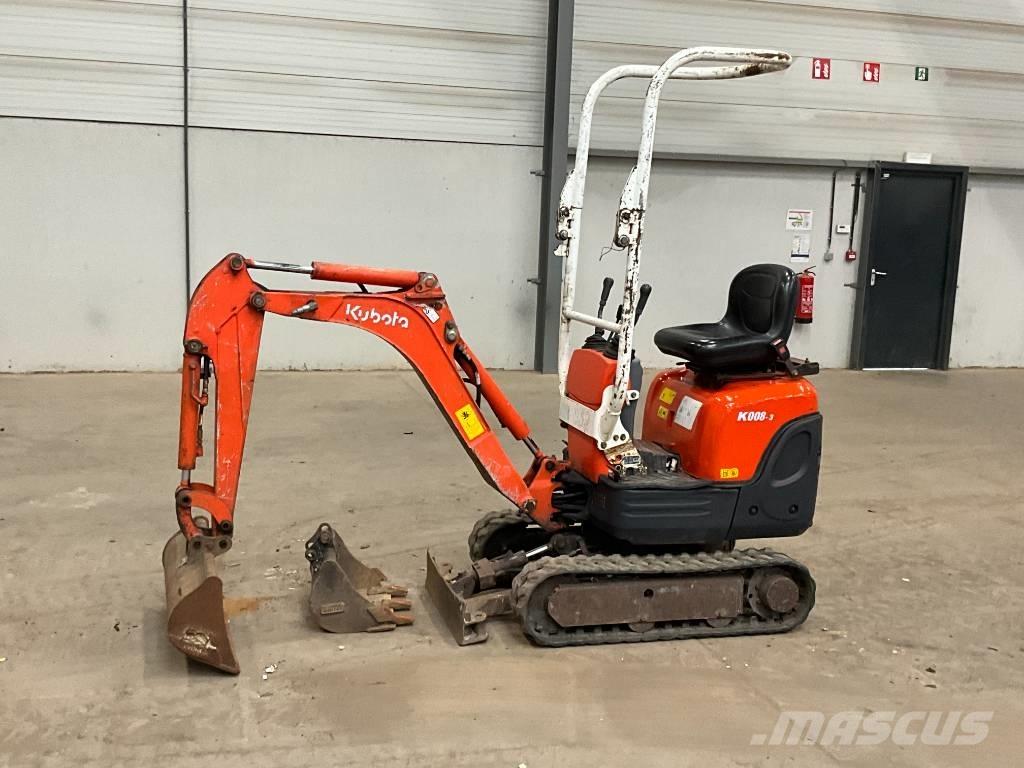 Kubota K 008-3 Mini excavadoras < 7t