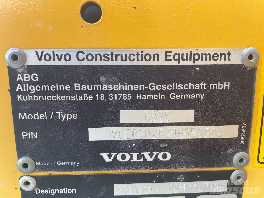 Volvo DD 25 W Rodillos de doble tambor