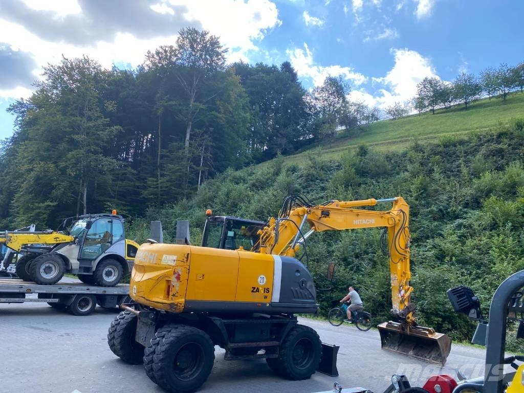 Hitachi ZX 140 W-3 Excavadoras de ruedas