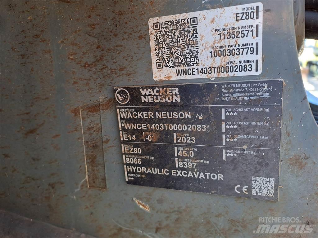 Wacker Neuson EZ80 Excavadoras de cadenas