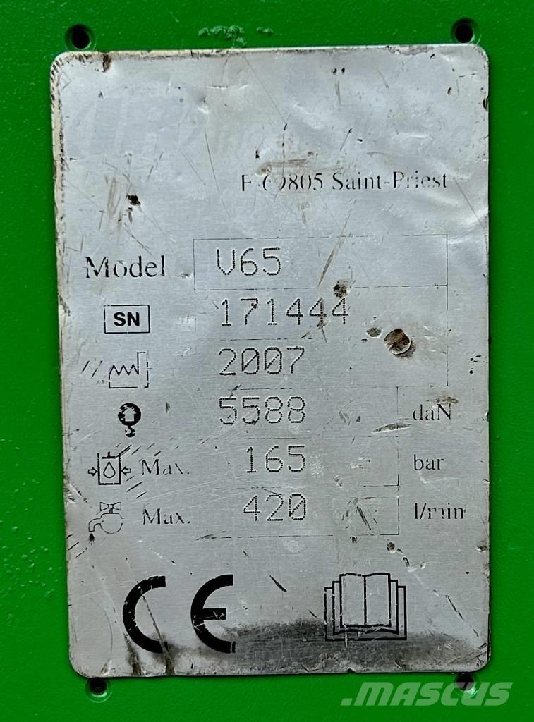 Montabert V 65 Martillos hidráulicos