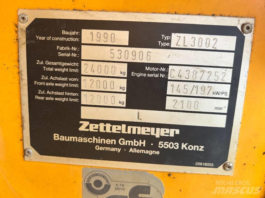 Zettelmeyer ZL 3002 Cargadoras sobre ruedas