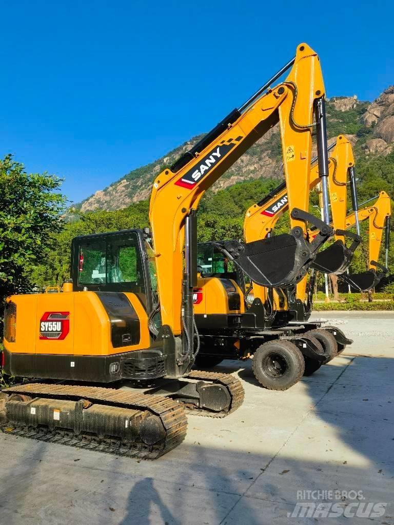 Sany sy55u Mini excavadoras < 7t