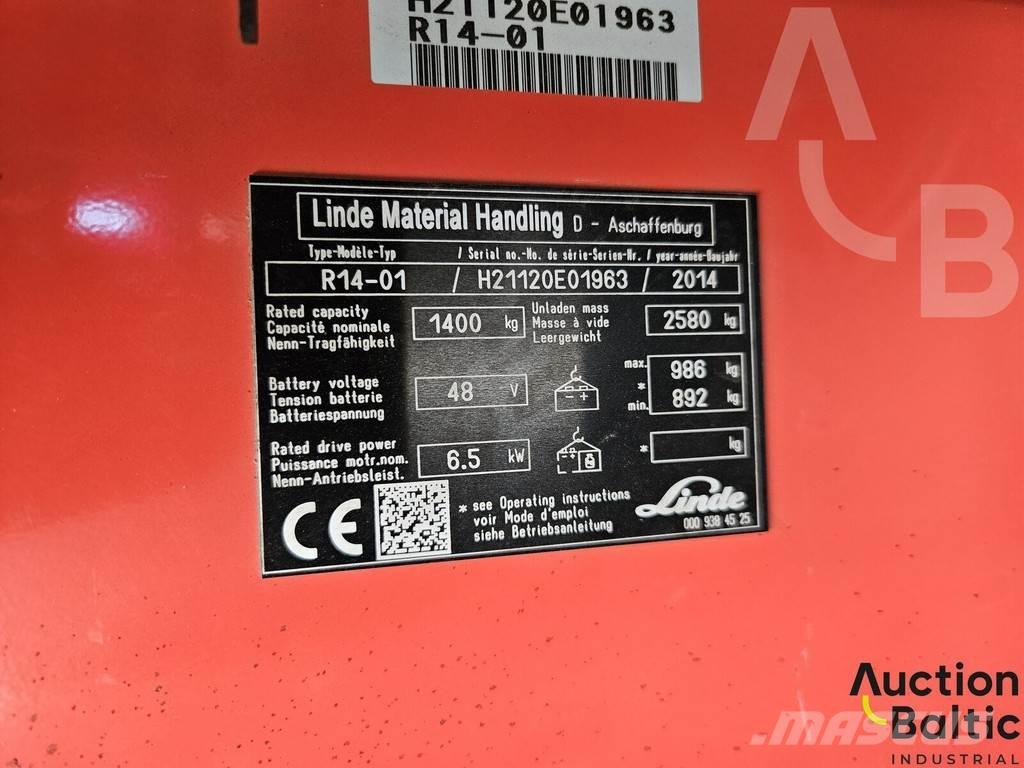 Linde R14-01 Recogepedidos de media altura