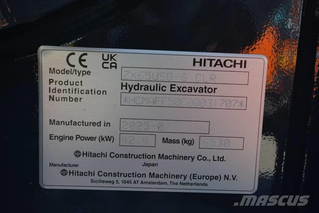 Hitachi ZX 65 USB-6 Mini excavadoras < 7t