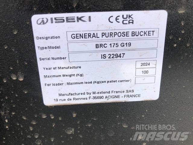 Iseki MX 1.75 BUCKET Jardinería - Otros