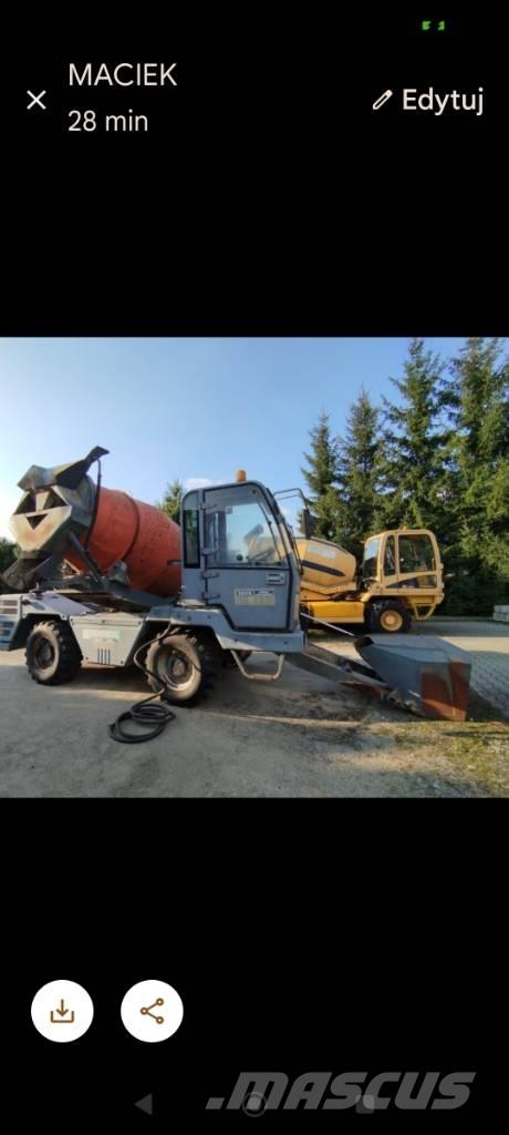 Ausa 3,5 kubika Pavimentadoras de hormigón