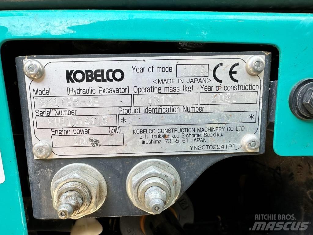 Kobelco SK17SR-3E Mini excavadoras < 7t