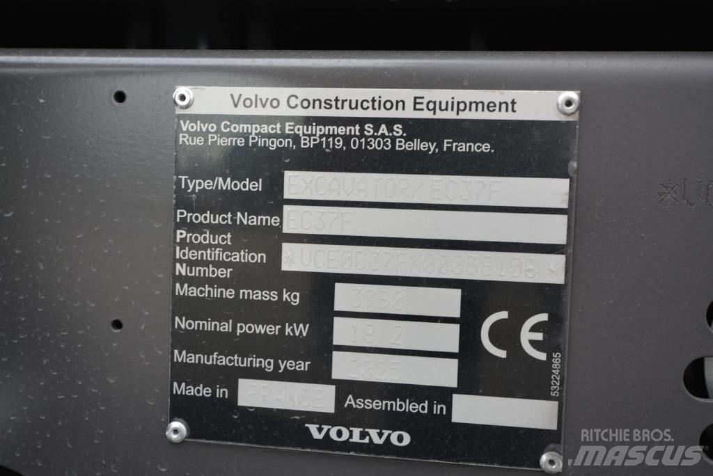Volvo EC 37 F Aircon Mini excavadoras < 7t