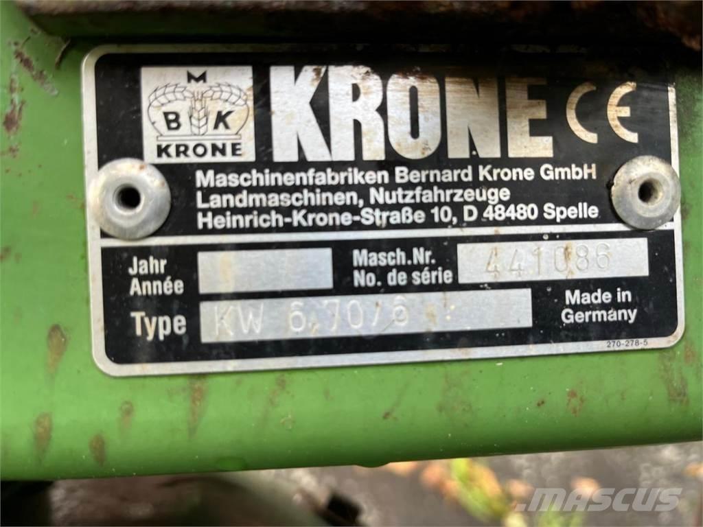 Krone KW 6.70/6 Rastrillos y henificadores