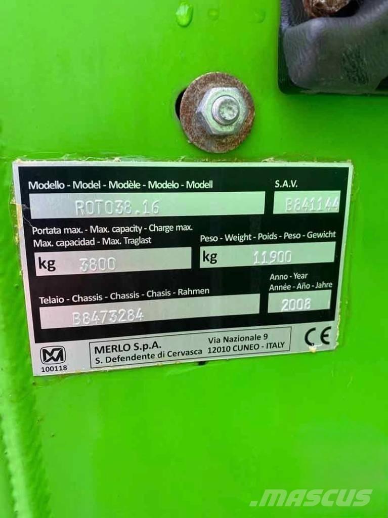 Merlo Roto 38.16 Carretillas telescópicas