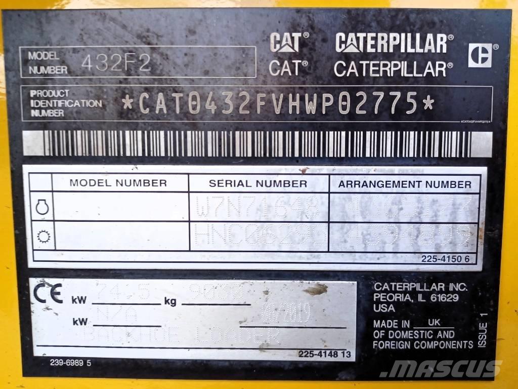 CAT 432 F Retrocargadoras