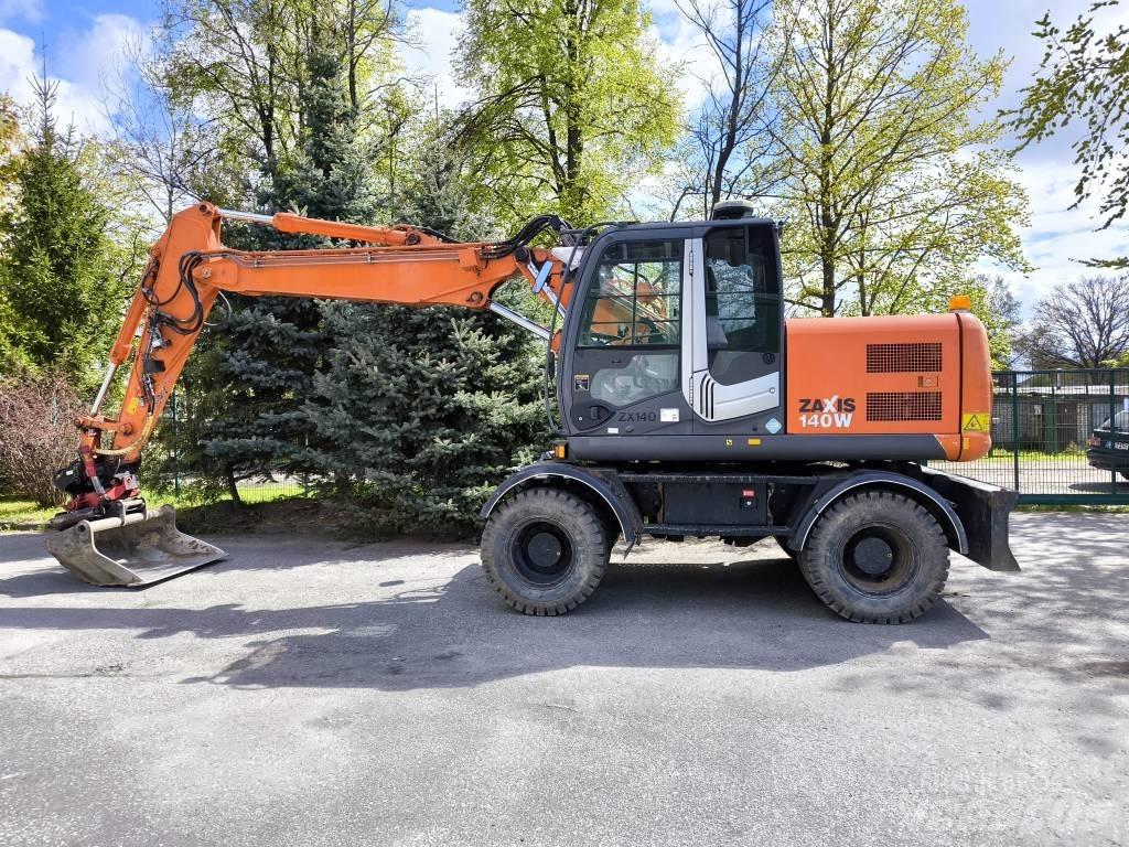 Hitachi ZX 140 W-3 Excavadoras de ruedas