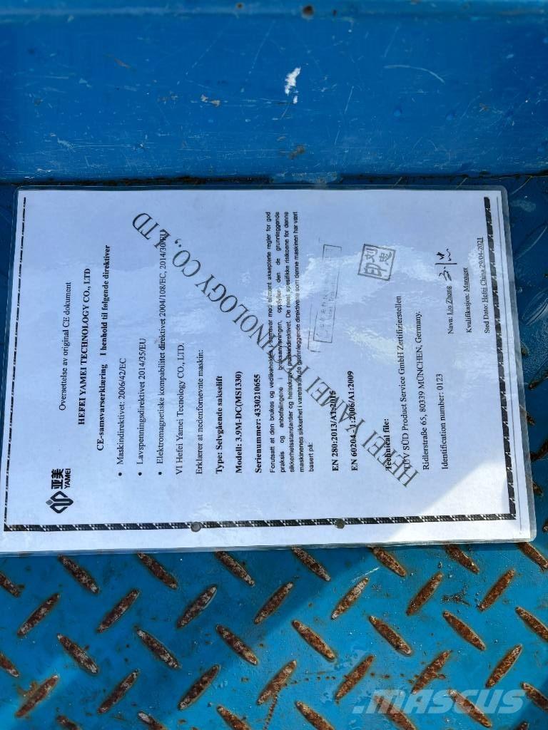 Yamei MS1330 Plataformas tijera