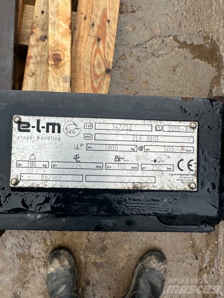 ELM Påhængt Uñas para carretilla