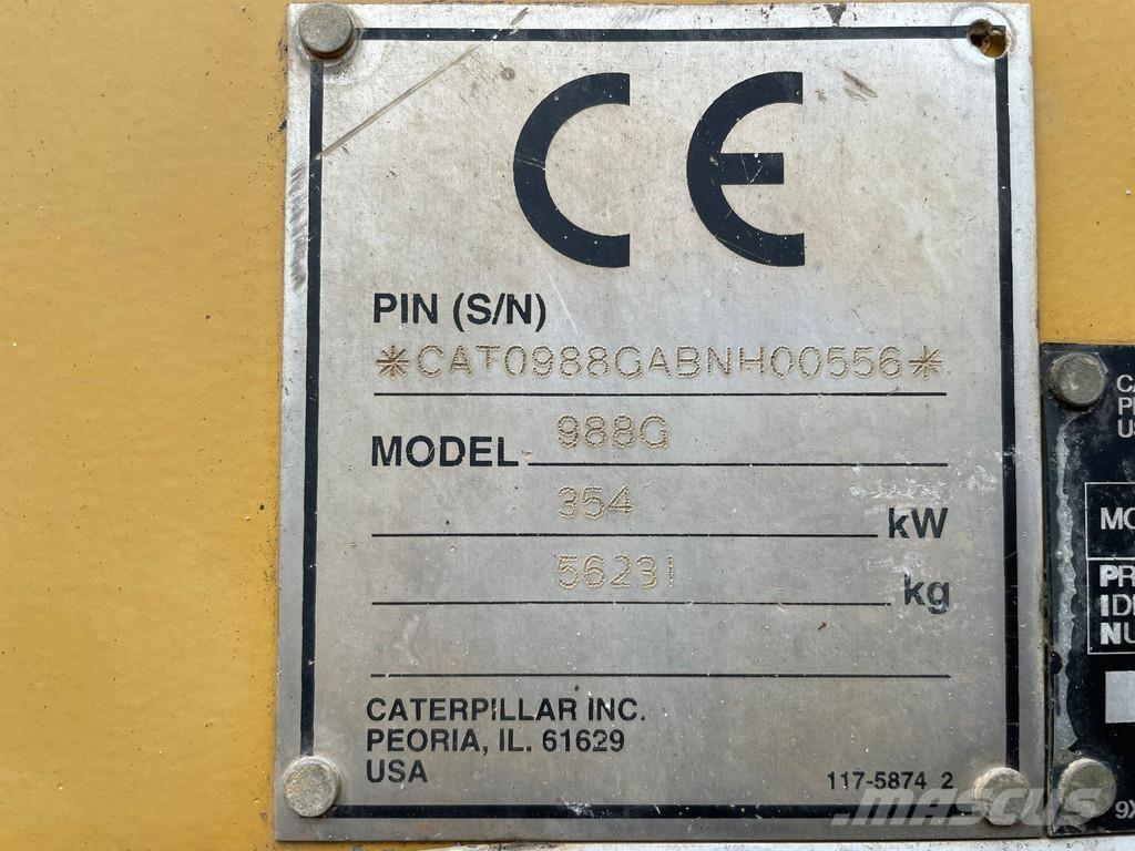 CAT 988G Cargadoras sobre ruedas